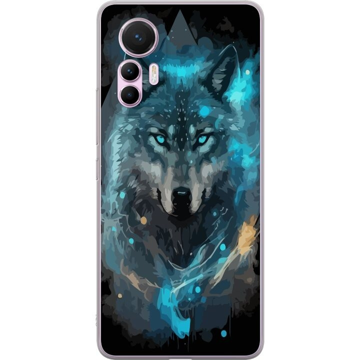 Mobiele hoes voor Xiaomi 12 Lite met Wolf ontwerp in de groep SMARTPHONE & TABLETS / Mobielbescherming / Xiaomi bij TP E-commerce Nordic AB (A63877)