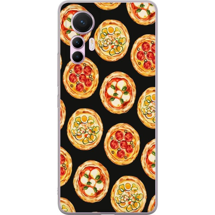 Mobiele hoes voor Xiaomi 12 Lite met Pizza ontwerp in de groep SMARTPHONE & TABLETS / Mobielbescherming / Xiaomi bij TP E-commerce Nordic AB (A63885)