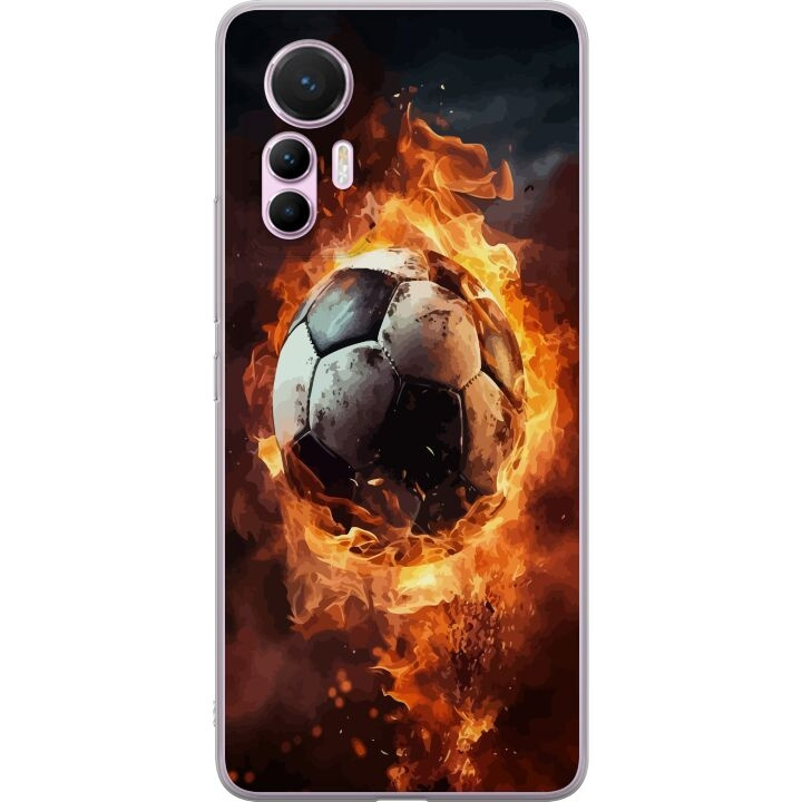 Mobiele hoes voor Xiaomi 12 Lite met Voetbal ontwerp in de groep SMARTPHONE & TABLETS / Mobielbescherming / Xiaomi bij TP E-commerce Nordic AB (A63893)