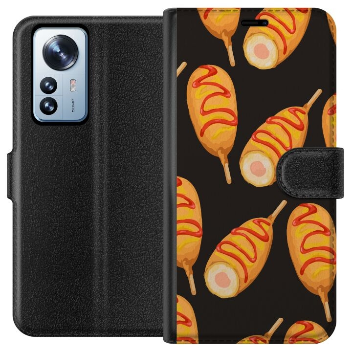 Portemonnee-hoesje voor Xiaomi 12 Pro met Kippenpoot ontwerp in de groep SMARTPHONE & TABLETS / Mobielbescherming / Xiaomi bij TP E-commerce Nordic AB (A63908)