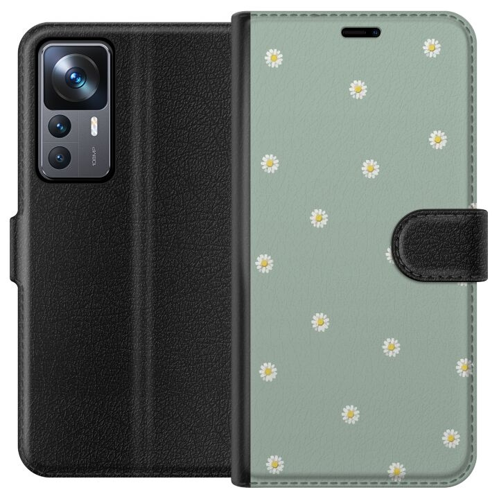 Portemonnee-hoesje voor Xiaomi 12T met Priesterkragen ontwerp in de groep SMARTPHONE & TABLETS / Mobielbescherming / Xiaomi bij TP E-commerce Nordic AB (A63957)