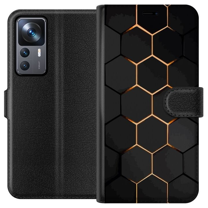 Portemonnee-hoesje voor Xiaomi 12T met Luxe Patroon ontwerp in de groep SMARTPHONE & TABLETS / Mobielbescherming / Xiaomi bij TP E-commerce Nordic AB (A63978)