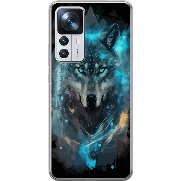 Mobiele hoes voor Xiaomi 12T met Wolf ontwerp in de groep SMARTPHONE & TABLETS / Mobielbescherming / Xiaomi bij TP E-commerce Nordic AB (A63985)