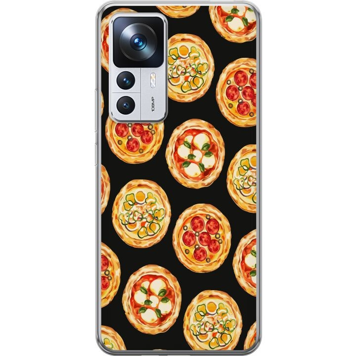 Mobiele hoes voor Xiaomi 12T met Pizza ontwerp in de groep SMARTPHONE & TABLETS / Mobielbescherming / Xiaomi bij TP E-commerce Nordic AB (A63993)