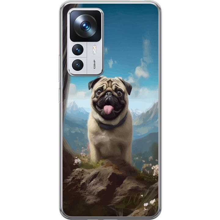 Mobiele hoes voor Xiaomi 12T met Blije Hond ontwerp in de groep SMARTPHONE & TABLETS / Mobielbescherming / Xiaomi bij TP E-commerce Nordic AB (A63998)