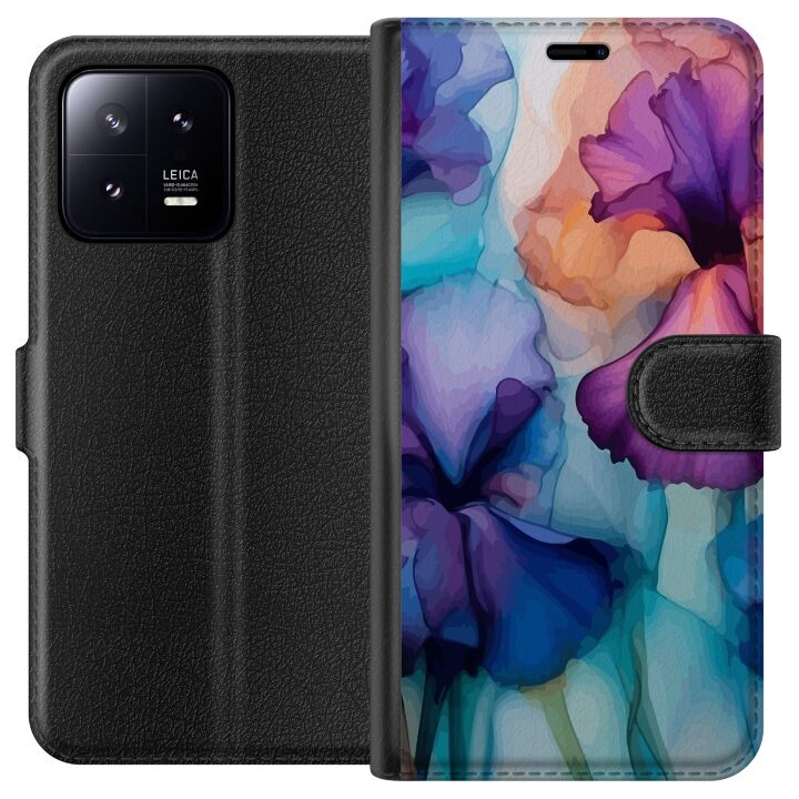 Portemonnee-hoesje voor Xiaomi 13 met Magische bloemen ontwerp in de groep SMARTPHONE & TABLETS / Mobielbescherming / Xiaomi bij TP E-commerce Nordic AB (A64064)