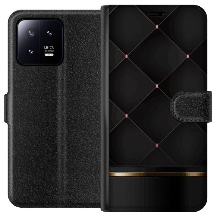 Portemonnee-hoesje voor Xiaomi 13 met Luxe lijn ontwerp in de groep SMARTPHONE & TABLETS / Mobielbescherming / Xiaomi bij TP E-commerce Nordic AB (A64076)