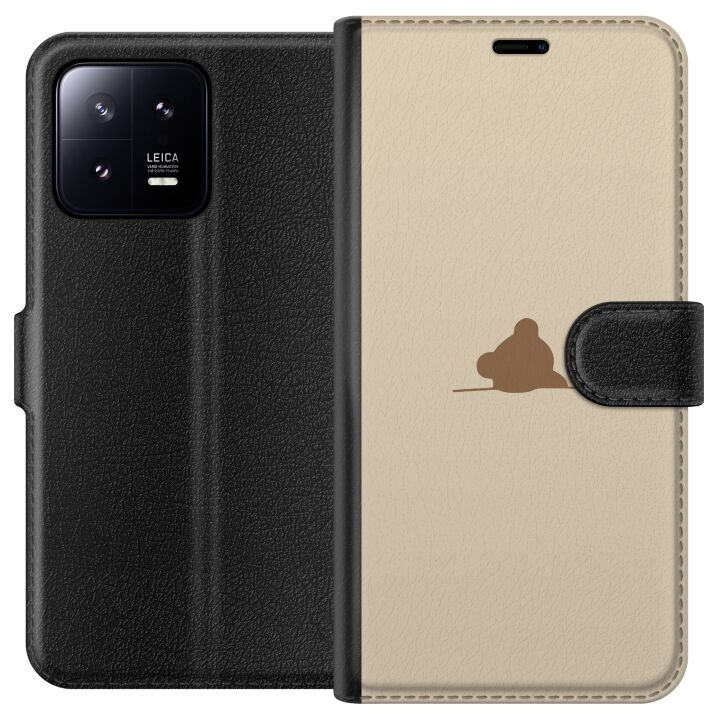 Portemonnee-hoesje voor Xiaomi 13 met Nalle ontwerp in de groep SMARTPHONE & TABLETS / Mobielbescherming / Xiaomi bij TP E-commerce Nordic AB (A64081)