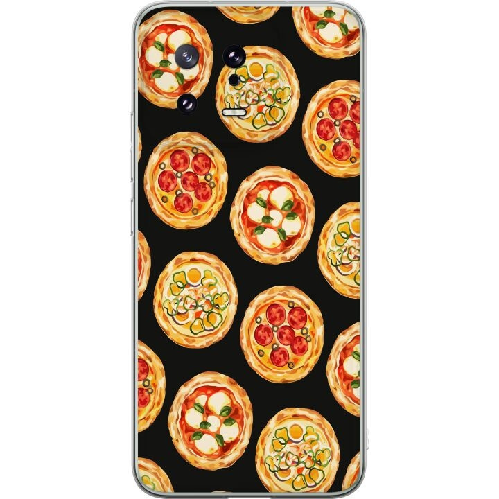 Mobiele hoes voor Xiaomi 13 met Pizza ontwerp in de groep SMARTPHONE & TABLETS / Mobielbescherming / Xiaomi bij TP E-commerce Nordic AB (A64101)