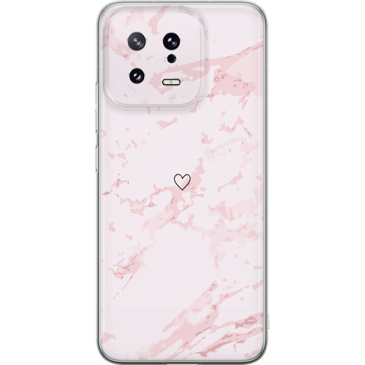 Mobiele hoes voor Xiaomi 13 met Roze Hart ontwerp in de groep SMARTPHONE & TABLETS / Mobielbescherming / Xiaomi bij TP E-commerce Nordic AB (A64111)