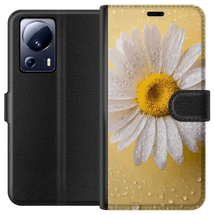 Portemonnee-hoesje voor Xiaomi 13 Lite met Porseleinbloem ontwerp in de groep SMARTPHONE & TABLETS / Mobielbescherming / Xiaomi bij TP E-commerce Nordic AB (A64115)