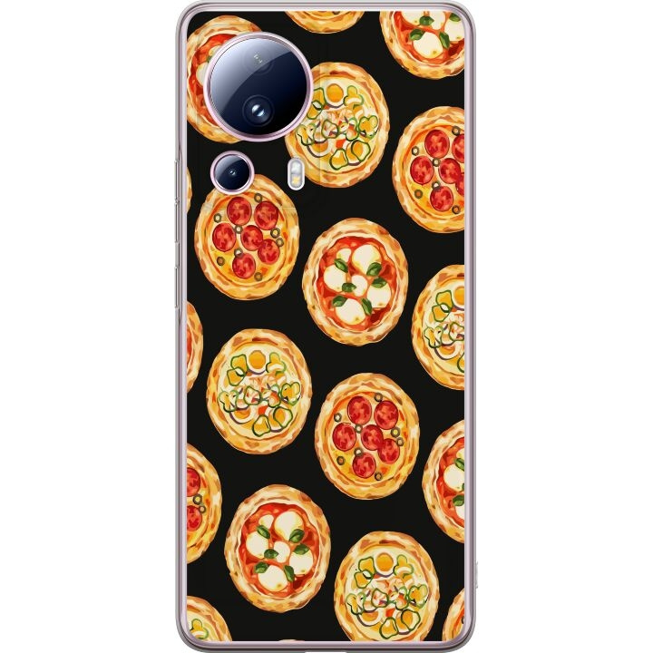 Mobiele hoes voor Xiaomi 13 Lite met Pizza ontwerp in de groep SMARTPHONE & TABLETS / Mobielbescherming / Xiaomi bij TP E-commerce Nordic AB (A64155)