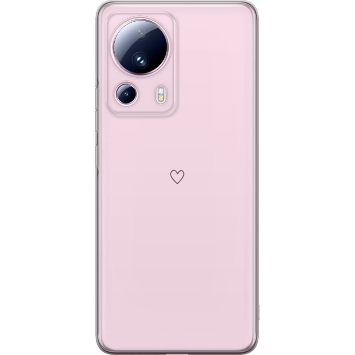 Mobiele hoes voor Xiaomi 13 Lite met Hart ontwerp in de groep SMARTPHONE & TABLETS / Mobielbescherming / Xiaomi bij TP E-commerce Nordic AB (A64161)