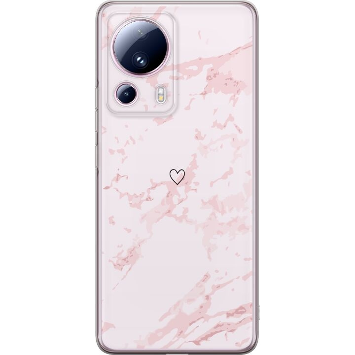 Mobiele hoes voor Xiaomi 13 Lite met Roze Hart ontwerp in de groep SMARTPHONE & TABLETS / Mobielbescherming / Xiaomi bij TP E-commerce Nordic AB (A64165)