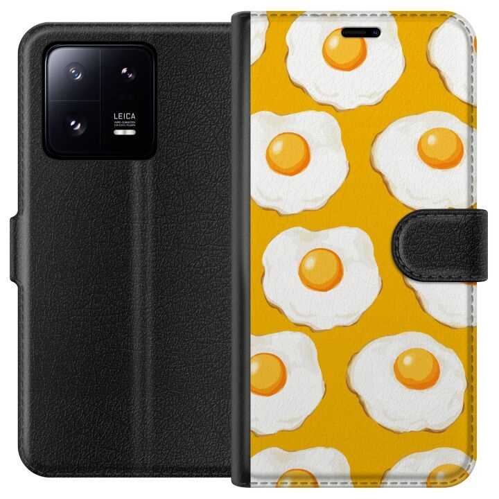 Portemonnee-hoesje voor Xiaomi 13 Pro met Gebakken ei ontwerp in de groep SMARTPHONE & TABLETS / Mobielbescherming / Xiaomi bij TP E-commerce Nordic AB (A64171)