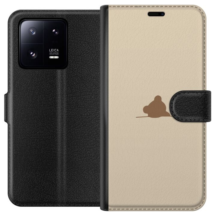 Portemonnee-hoesje voor Xiaomi 13 Pro met Nalle ontwerp in de groep SMARTPHONE & TABLETS / Mobielbescherming / Xiaomi bij TP E-commerce Nordic AB (A64189)