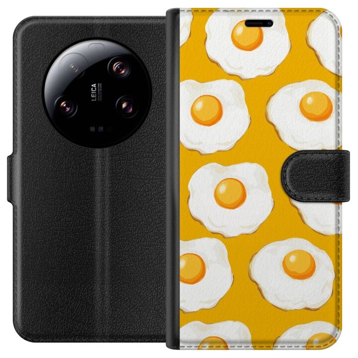 Portemonnee-hoesje voor Xiaomi 13 Ultra met Gebakken ei ontwerp in de groep SMARTPHONE & TABLETS / Mobielbescherming / Xiaomi bij TP E-commerce Nordic AB (A64279)