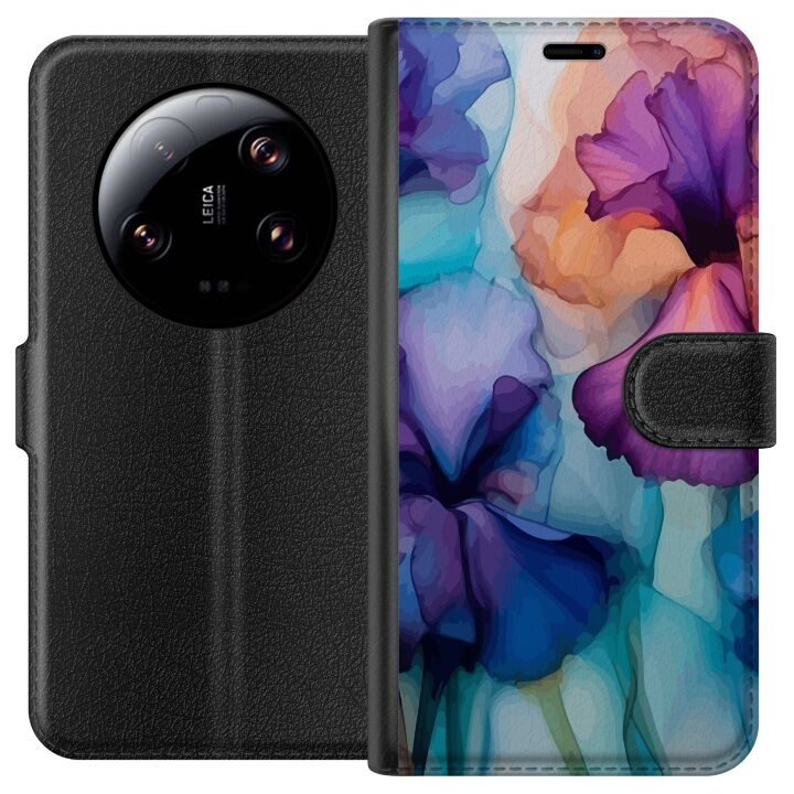 Portemonnee-hoesje voor Xiaomi 13 Ultra met Magische bloemen ontwerp in de groep SMARTPHONE & TABLETS / Mobielbescherming / Xiaomi bij TP E-commerce Nordic AB (A64280)