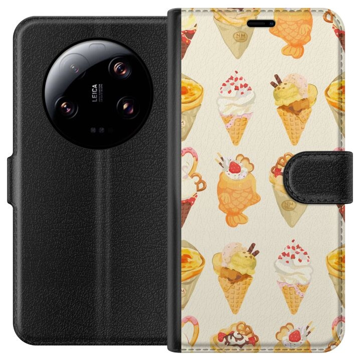 Portemonnee-hoesje voor Xiaomi 13 Ultra met Glasachtig ontwerp in de groep SMARTPHONE & TABLETS / Mobielbescherming / Xiaomi bij TP E-commerce Nordic AB (A64288)