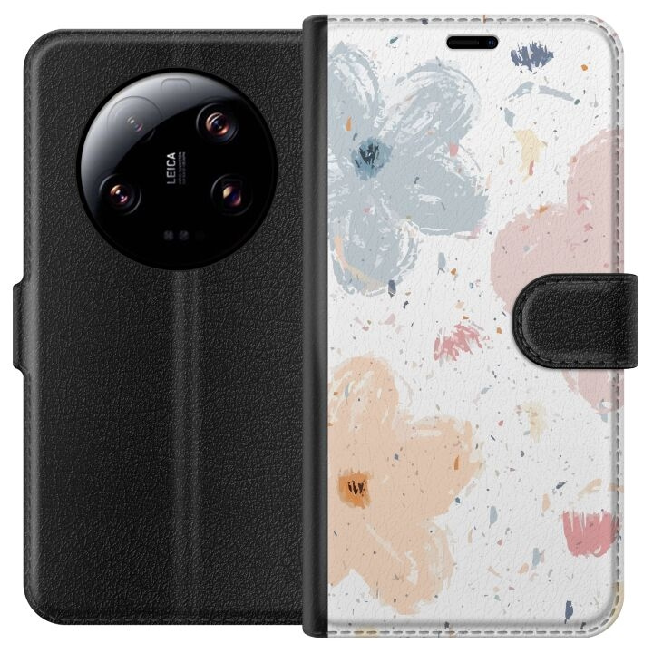 Portemonnee-hoesje voor Xiaomi 13 Ultra met Bloemen ontwerp in de groep SMARTPHONE & TABLETS / Mobielbescherming / Xiaomi bij TP E-commerce Nordic AB (A64289)