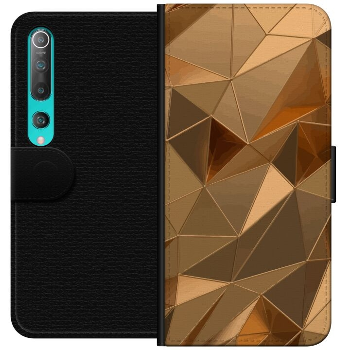 Portemonnee-hoesje voor Xiaomi Mi 10 5G met 3D Goud ontwerp in de groep SMARTPHONE & TABLETS / Mobielbescherming / Xiaomi bij TP E-commerce Nordic AB (A64463)