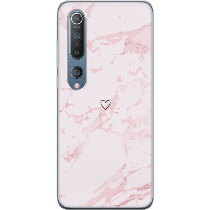 Mobiele hoes voor Xiaomi Mi 10 5G met Roze Hart ontwerp in de groep SMARTPHONE & TABLETS / Mobielbescherming / Xiaomi bij TP E-commerce Nordic AB (A64489)