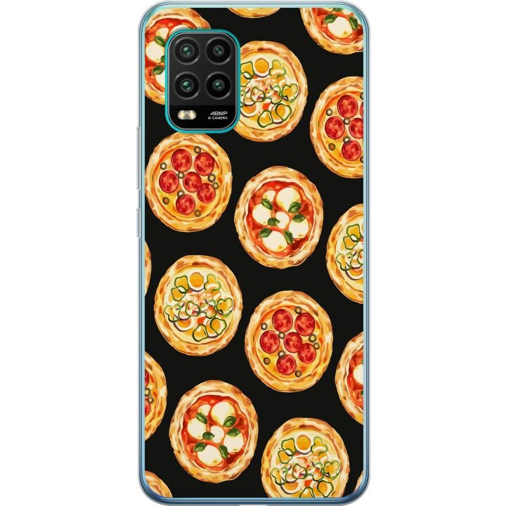 Mobiele hoes voor Xiaomi Mi 10 Lite 5G met Pizza ontwerp in de groep SMARTPHONE & TABLETS / Mobielbescherming / Xiaomi bij TP E-commerce Nordic AB (A64533)