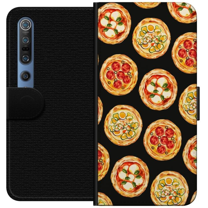 Portemonnee-hoesje voor Xiaomi Mi 10 Pro 5G met Pizza ontwerp in de groep SMARTPHONE & TABLETS / Mobielbescherming / Xiaomi bij TP E-commerce Nordic AB (A64560)