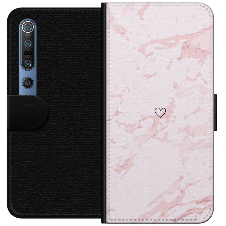 Portemonnee-hoesje voor Xiaomi Mi 10 Pro 5G met Roze Hart ontwerp in de groep SMARTPHONE & TABLETS / Mobielbescherming / Xiaomi bij TP E-commerce Nordic AB (A64570)