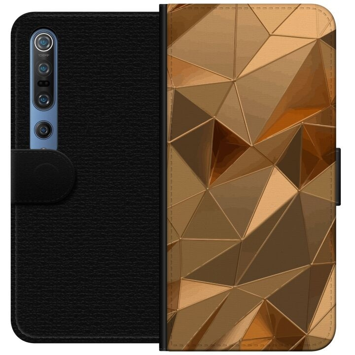 Portemonnee-hoesje voor Xiaomi Mi 10 Pro 5G met 3D Goud ontwerp in de groep SMARTPHONE & TABLETS / Mobielbescherming / Xiaomi bij TP E-commerce Nordic AB (A64571)