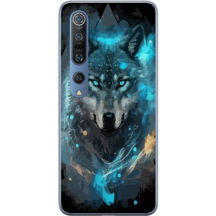 Mobiele hoes voor Xiaomi Mi 10 Pro 5G met Wolf ontwerp in de groep SMARTPHONE & TABLETS / Mobielbescherming / Xiaomi bij TP E-commerce Nordic AB (A64579)