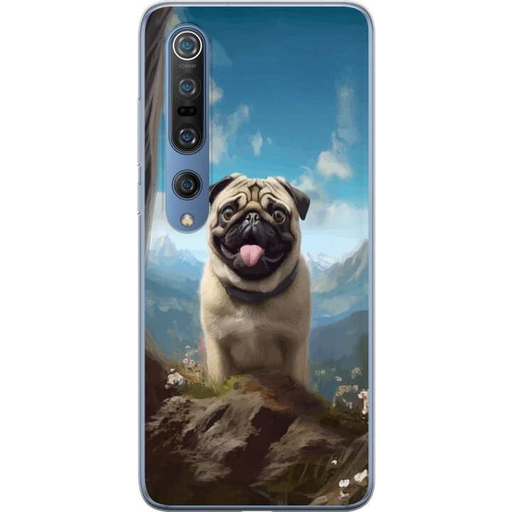 Mobiele hoes voor Xiaomi Mi 10 Pro 5G met Blije Hond ontwerp in de groep SMARTPHONE & TABLETS / Mobielbescherming / Xiaomi bij TP E-commerce Nordic AB (A64592)