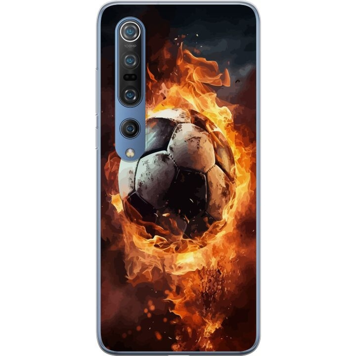 Mobiele hoes voor Xiaomi Mi 10 Pro 5G met Voetbal ontwerp in de groep SMARTPHONE & TABLETS / Mobielbescherming / Xiaomi bij TP E-commerce Nordic AB (A64595)