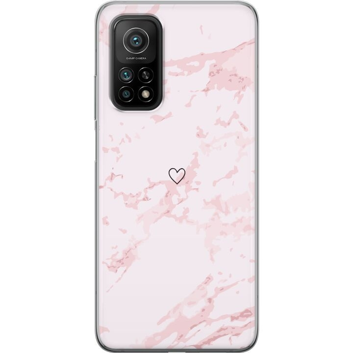 Mobiele hoes voor Xiaomi Mi 10T 5G met Roze Hart ontwerp in de groep SMARTPHONE & TABLETS / Mobielbescherming / Xiaomi bij TP E-commerce Nordic AB (A64651)