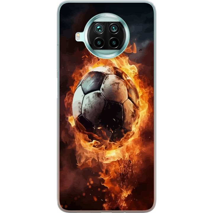 Mobiele hoes voor Xiaomi Mi 10T Lite 5G met Voetbal ontwerp in de groep SMARTPHONE & TABLETS / Mobielbescherming / Xiaomi bij TP E-commerce Nordic AB (A64676)