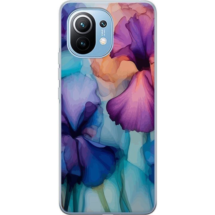 Mobiele hoes voor Xiaomi Mi 11 met Magische bloemen ontwerp in de groep SMARTPHONE & TABLETS / Mobielbescherming / Xiaomi bij TP E-commerce Nordic AB (A64766)