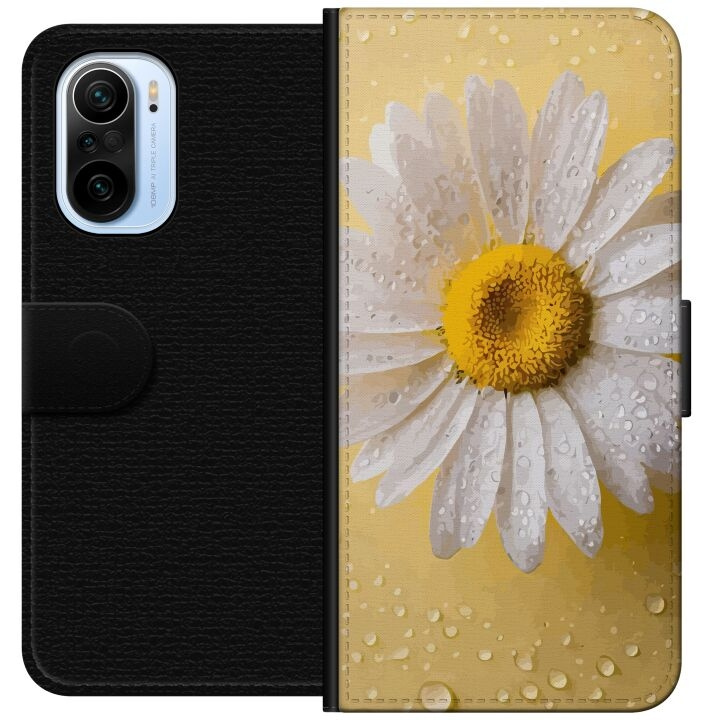 Portemonnee-hoesje voor Xiaomi Mi 11i met Porseleinbloem ontwerp in de groep SMARTPHONE & TABLETS / Mobielbescherming / Xiaomi bij TP E-commerce Nordic AB (A64790)