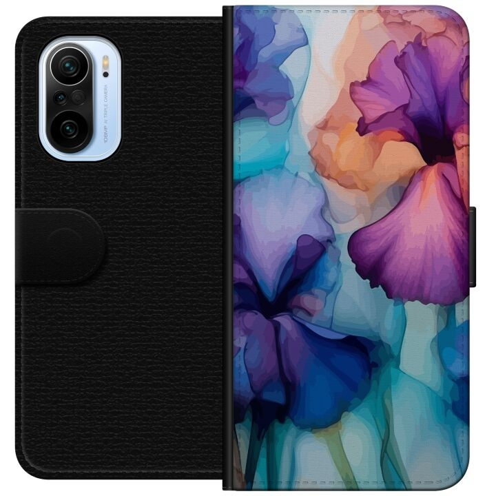 Portemonnee-hoesje voor Xiaomi Mi 11i met Magische bloemen ontwerp in de groep SMARTPHONE & TABLETS / Mobielbescherming / Xiaomi bij TP E-commerce Nordic AB (A64793)