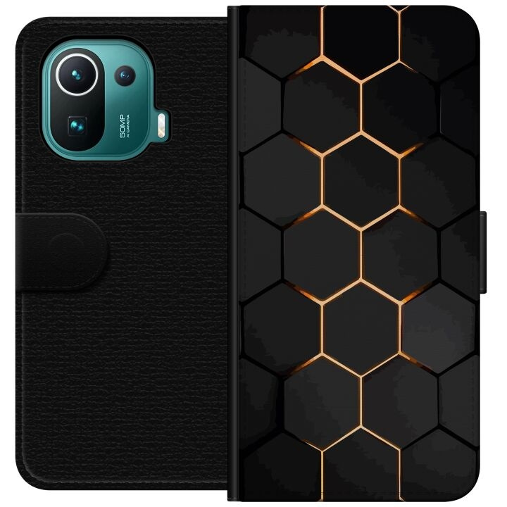 Portemonnee-hoesje voor Xiaomi Mi 11 Pro met Luxe Patroon ontwerp in de groep SMARTPHONE & TABLETS / Mobielbescherming / Xiaomi bij TP E-commerce Nordic AB (A64923)