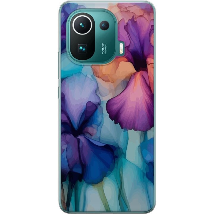 Mobiele hoes voor Xiaomi Mi 11 Pro met Magische bloemen ontwerp in de groep SMARTPHONE & TABLETS / Mobielbescherming / Xiaomi bij TP E-commerce Nordic AB (A64928)