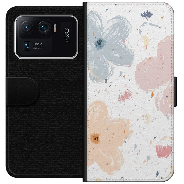 Portemonnee-hoesje voor Xiaomi Mi 11 Ultra met Bloemen ontwerp in de groep SMARTPHONE & TABLETS / Mobielbescherming / Xiaomi bij TP E-commerce Nordic AB (A64964)