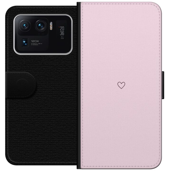 Portemonnee-hoesje voor Xiaomi Mi 11 Ultra met Hart ontwerp in de groep SMARTPHONE & TABLETS / Mobielbescherming / Xiaomi bij TP E-commerce Nordic AB (A64971)