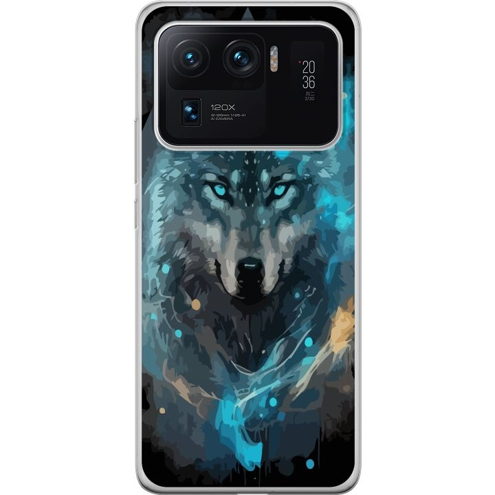 Mobiele hoes voor Xiaomi Mi 11 Ultra met Wolf ontwerp in de groep SMARTPHONE & TABLETS / Mobielbescherming / Xiaomi bij TP E-commerce Nordic AB (A64984)