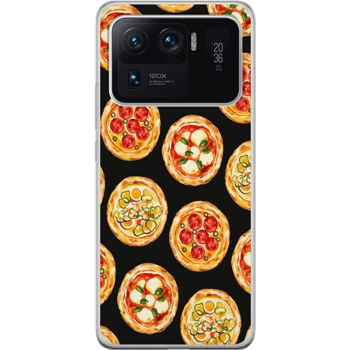 Mobiele hoes voor Xiaomi Mi 11 Ultra met Pizza ontwerp in de groep SMARTPHONE & TABLETS / Mobielbescherming / Xiaomi bij TP E-commerce Nordic AB (A64992)