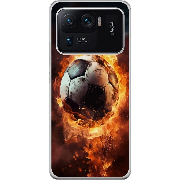 Mobiele hoes voor Xiaomi Mi 11 Ultra met Voetbal ontwerp in de groep SMARTPHONE & TABLETS / Mobielbescherming / Xiaomi bij TP E-commerce Nordic AB (A65000)