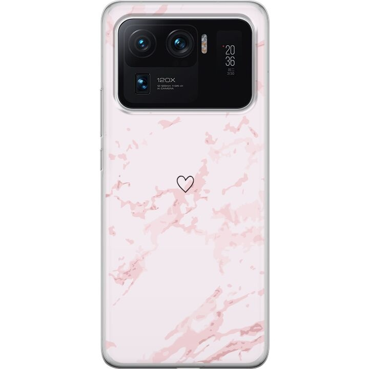 Mobiele hoes voor Xiaomi Mi 11 Ultra met Roze Hart ontwerp in de groep SMARTPHONE & TABLETS / Mobielbescherming / Xiaomi bij TP E-commerce Nordic AB (A65002)