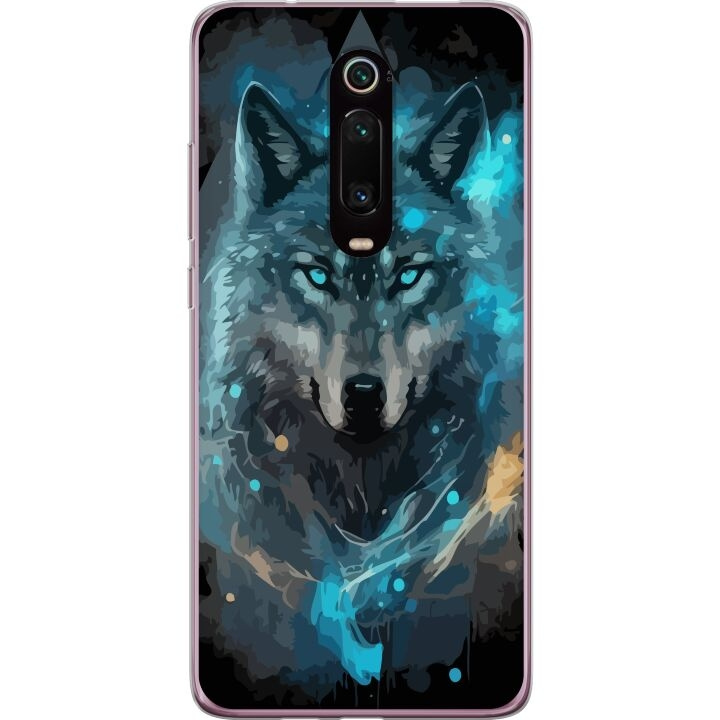 Mobiele hoes voor Xiaomi Mi 9T Pro met Wolf ontwerp in de groep SMARTPHONE & TABLETS / Mobielbescherming / Xiaomi bij TP E-commerce Nordic AB (A65011)