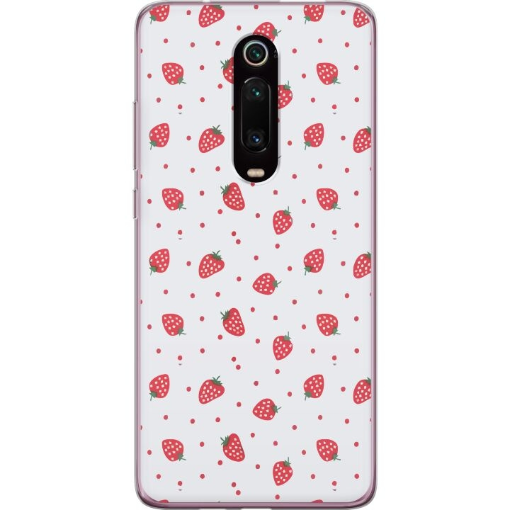 Mobiele hoes voor Xiaomi Mi 9T Pro met Aardbeien ontwerp in de groep SMARTPHONE & TABLETS / Mobielbescherming / Xiaomi bij TP E-commerce Nordic AB (A65023)