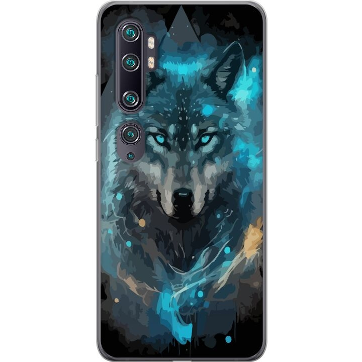 Mobiele hoes voor Xiaomi Mi Note 10 met Wolf ontwerp in de groep SMARTPHONE & TABLETS / Mobielbescherming / Xiaomi bij TP E-commerce Nordic AB (A65038)