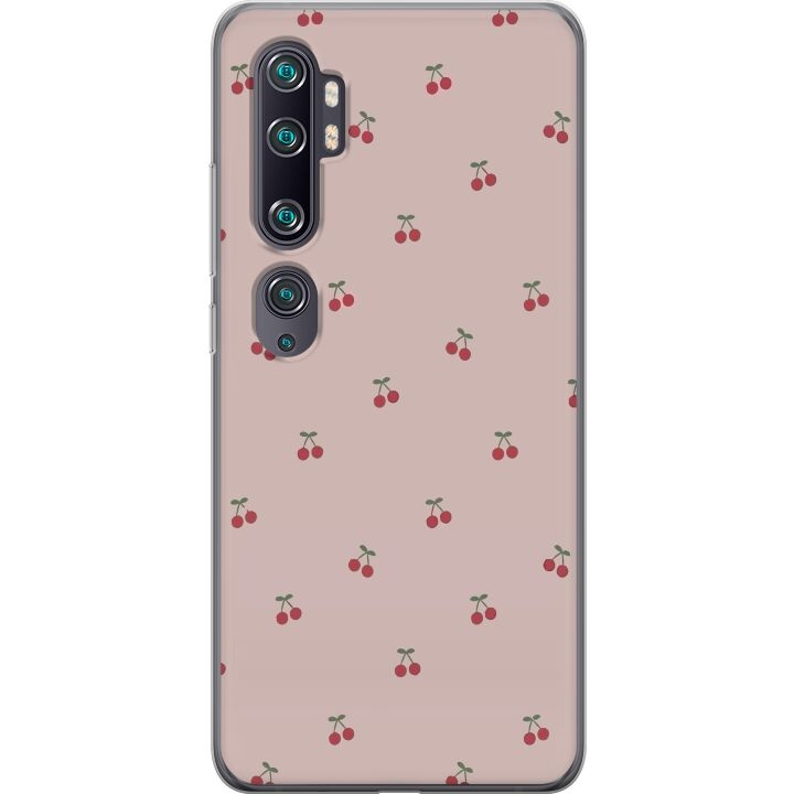 Mobiele hoes voor Xiaomi Mi Note 10 met Kersen ontwerp in de groep SMARTPHONE & TABLETS / Mobielbescherming / Xiaomi bij TP E-commerce Nordic AB (A65040)